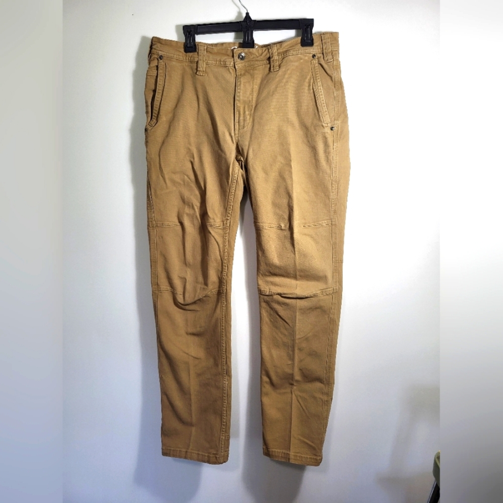 Eddie Bauer tan relaxed jean   men's 34  #2258